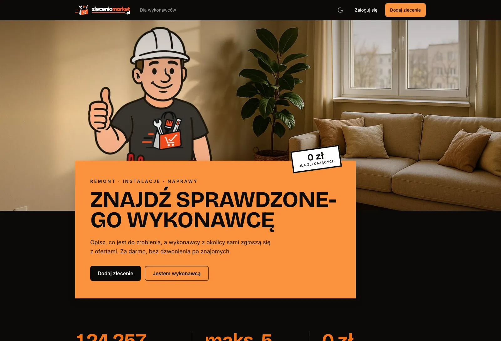 ZlecenioMarket, giełda zleceń remontowych