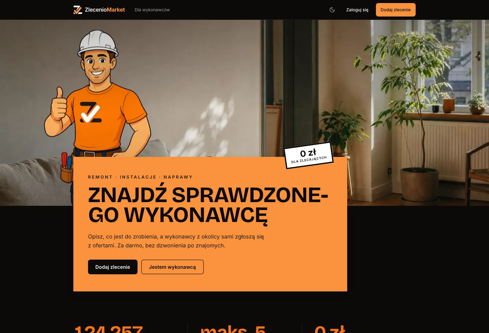 ZlecenioMarket, giełda zleceń remontowych